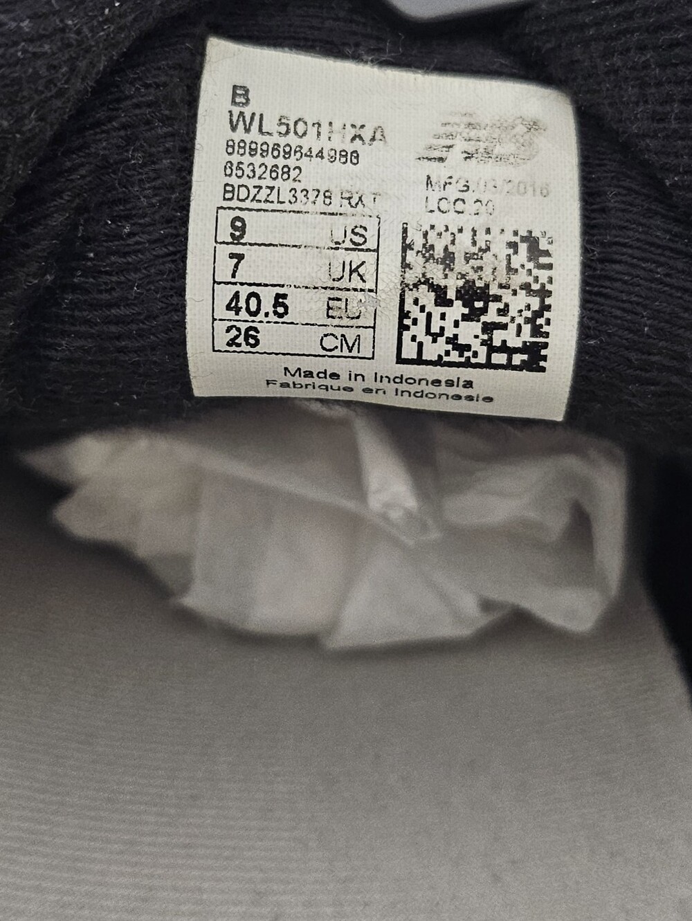 New Balance 501 Gray Black Low Top Sneakers Womens 9 Casual Running Athletic - Picture 14 of 14
